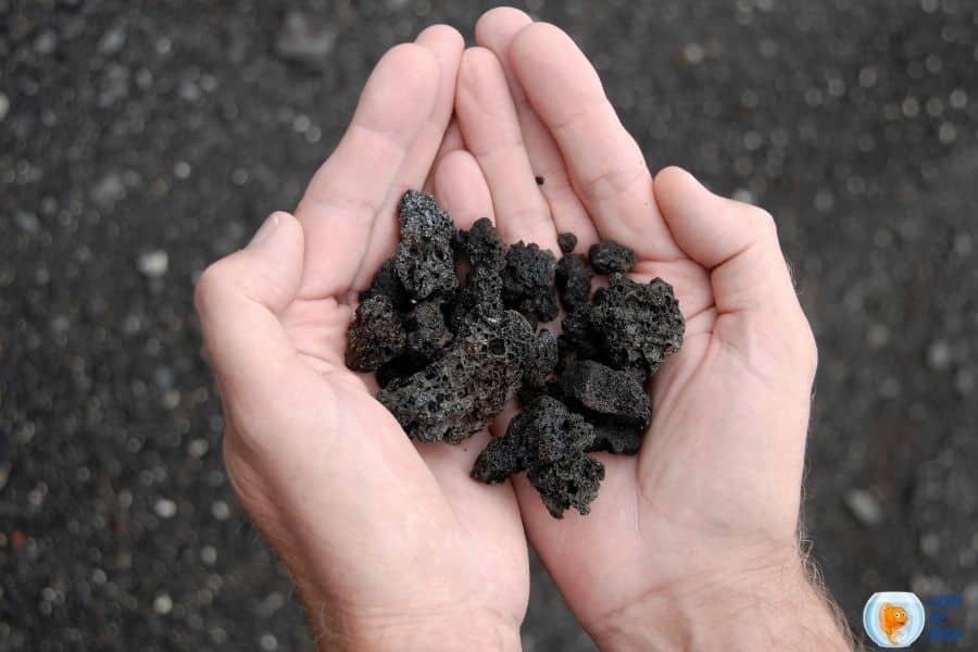 Aquarium lava rock